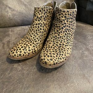 Leopard Ankle Boots
